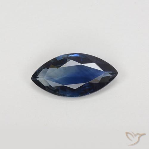 Round Cut Dark Blue 6.8mm/1.28ct Thailand Sapphire Loose Gemstone